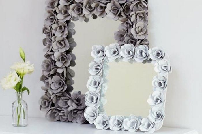 Diy Membuat Bingkai Cantik Untuk Cermin Hias Tanpa Modal