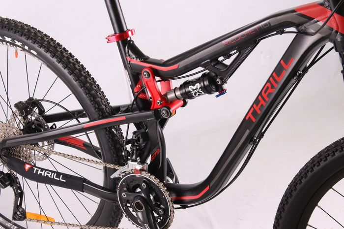  Thrill Ricochet Sepeda MTB Full Suspension untuk 