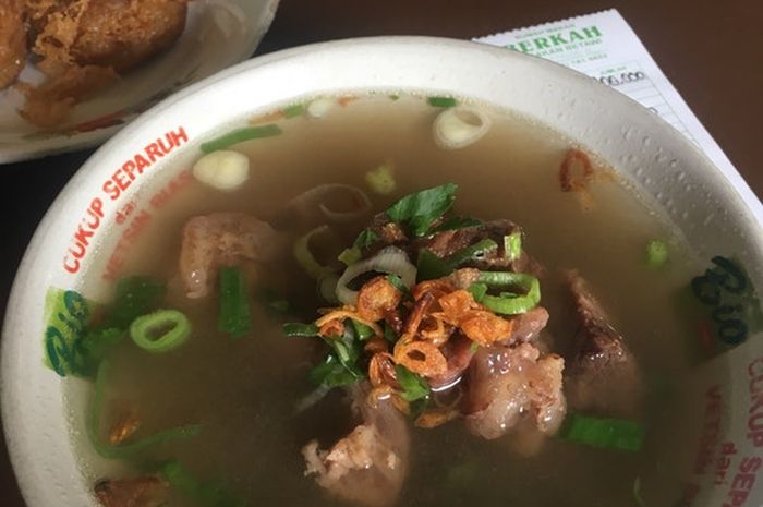 Sop Daging Berkah Direbus Berjam Jam Sampai Empuk Semua