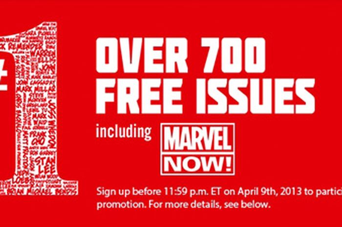 Promo 700 Komik Gratis Dari Marvel Kembali Diadakan - MakeMac