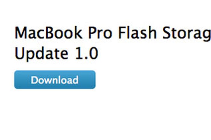 macbook air flash storage firmware update was successful.