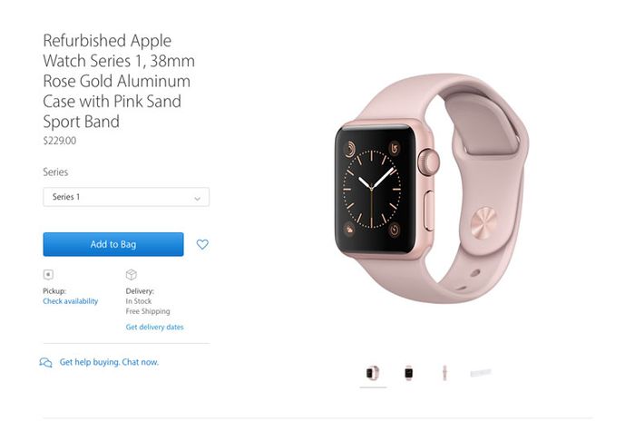 harga apple watch series 1 second