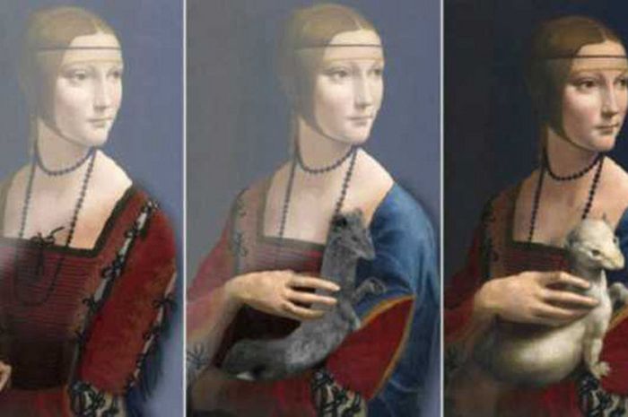 Leonardo da Vinci ciptakan tiga versi lukisan dengan objek sama.