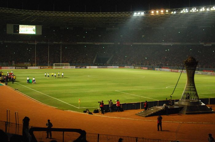 Stadion Utama Gelora Bung Karno.