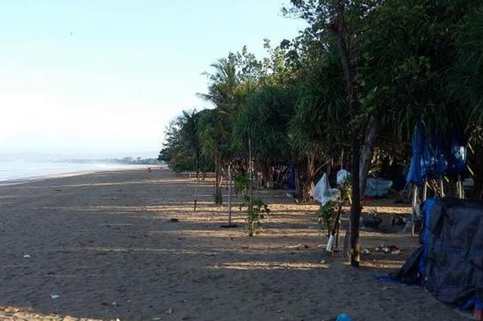 Peringati Hari Nyepi Pantai Kuta Sepi Pengunjung Semua
