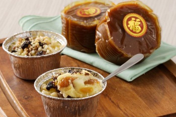 Klapertart kue keranjang