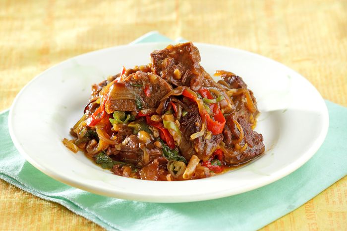 Hidangan sengkel kecap jahe