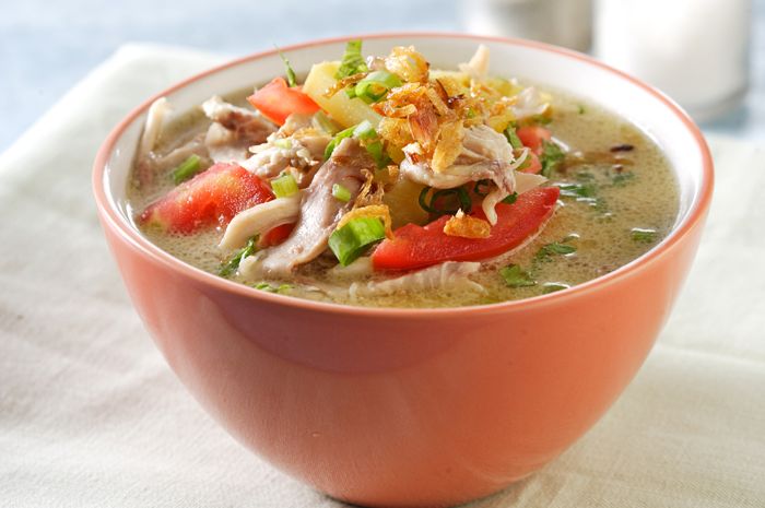 Soto Ayam Santan Yang Gurihnya Selangit Bikin Santap Siang