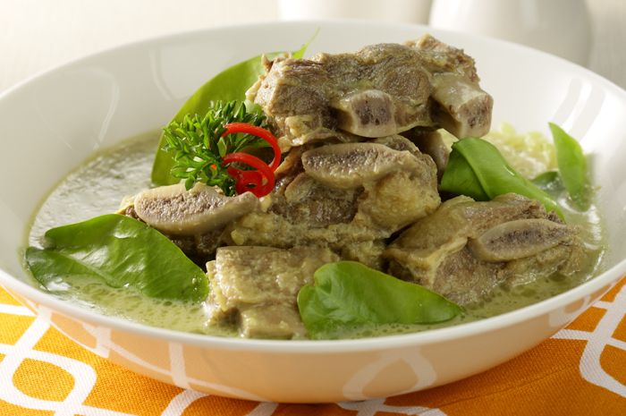 Resep Kare Iga Daun Belinjo
