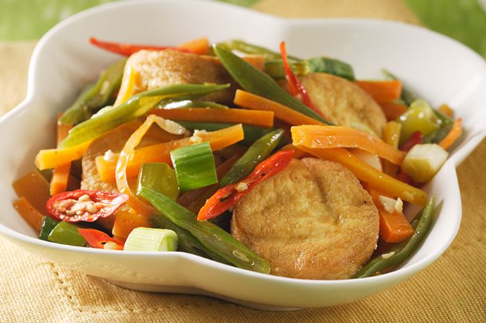 Tumis Egg Tofu Sayuran Tumis Egg Tofu Sayuran
