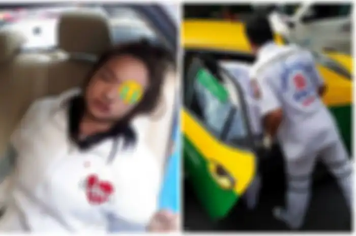 Perhatian untuk para wanita yang ingin memberikan sentuhan akhir pada make-up wajahnya saat mobil yang ditumpanginya berjalan.