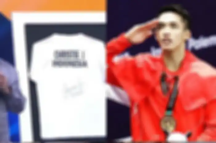 Jersey bekas yang dipakai Jojo dalam final, ditandatanganinya, kemudian dilelang dalam konser amal yang diadakan stasiun televisi Indosiar.
