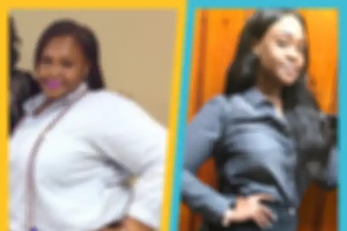 Wanita ini berhasil menurunkan berat badannya hingga 45 kilogram, dengan diet puasa dan mengikuti olahraga di instagram.