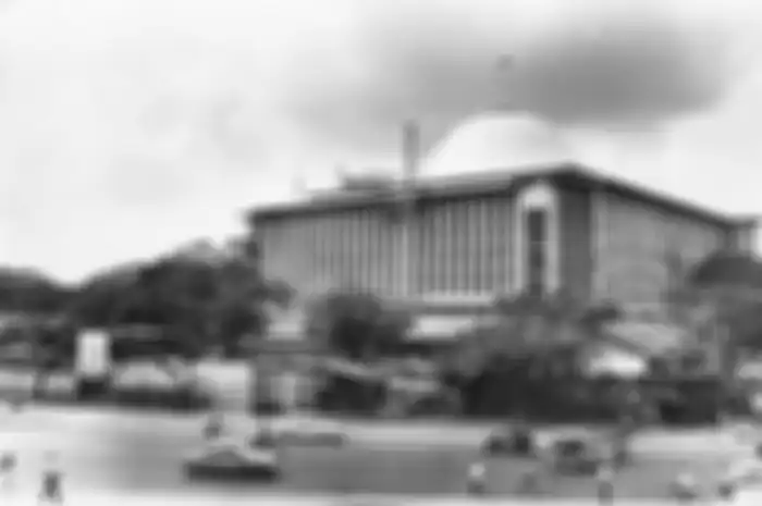 Jika melihat dari sejarah, sebelum masjid ini berdiri dahulunya adalah Taman Wilhelmina, yang merupakan reruntuhan benteng Prins Frederick.