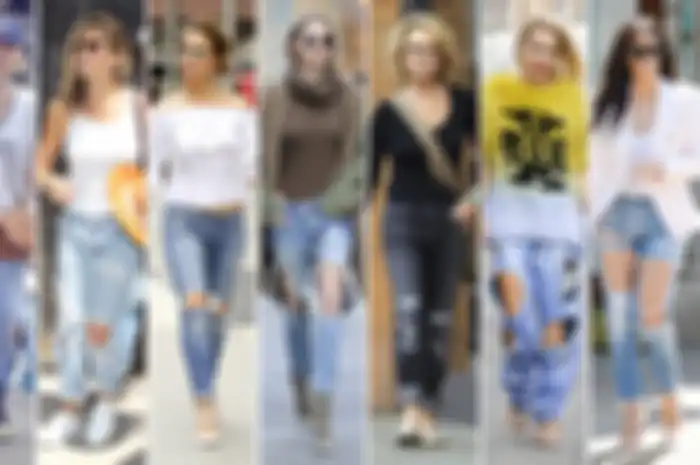 Tak seperti pakaian lainnya yang menimbulkan kesan jelek karena 'tak utuh', jeans sobek justru dianggap sebagai fashion item yang keren.