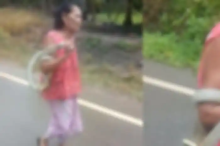 Menurut keterangan wanita diduga adalah Dokter Niger's, wanita asal Chumpon, Thailand yang konon kebal terhadap gigitan ular kobra.