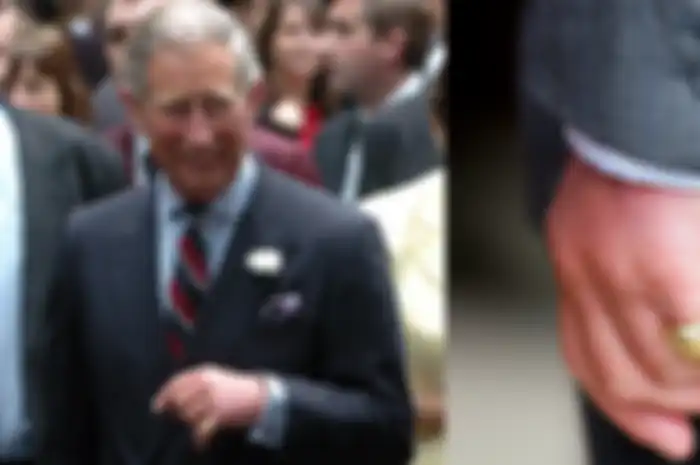 Coba perhatikan tangan Pangeran Charles, mengapa dia selalu memakai cincin di jari kelingking tangan kirinya?