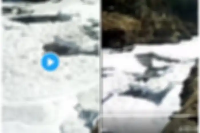 Dalam unggahannya, ia menyertakan video tersebut dengan cuitan yang menunjukkan keprihatinannya terhadap kondisi Sungai Citarum.