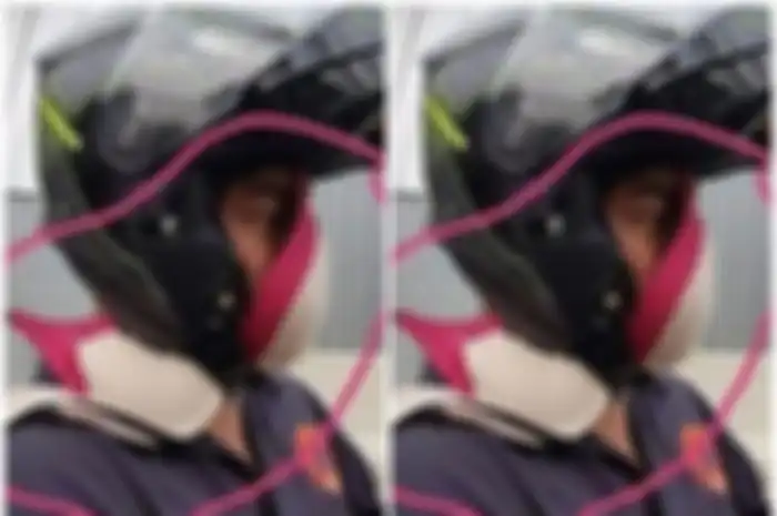 Viral pengendara motor pakai bra untuk melindungi diri dari kabut asap, apa masker yang cocok untuk melindungi diri?
