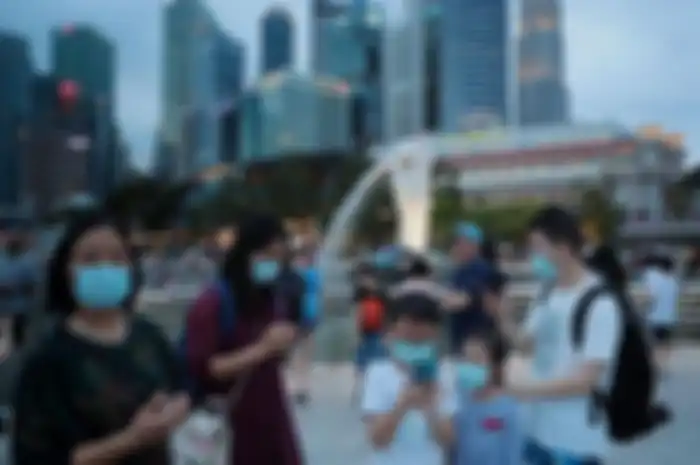 Lockdown di Singapura.