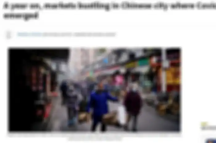 Kondisi saat ini Pasar Hewan Wuhan yang Jadi Sumber Penyebaran Virus Corona