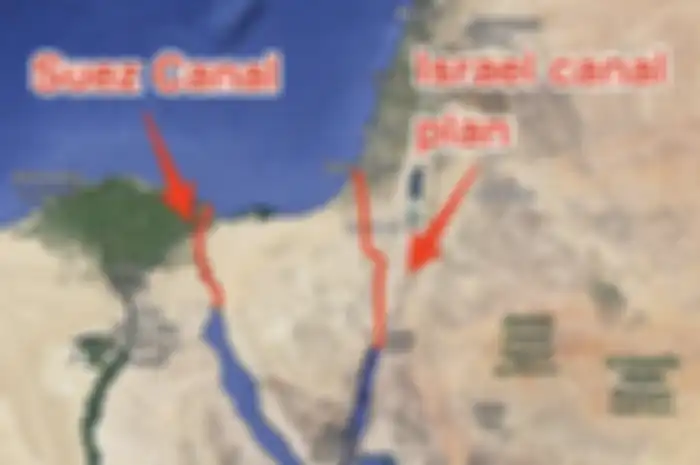 Rencana Amerika ciptakan kanal mirip terusan Suez, dengan bom nuklir.