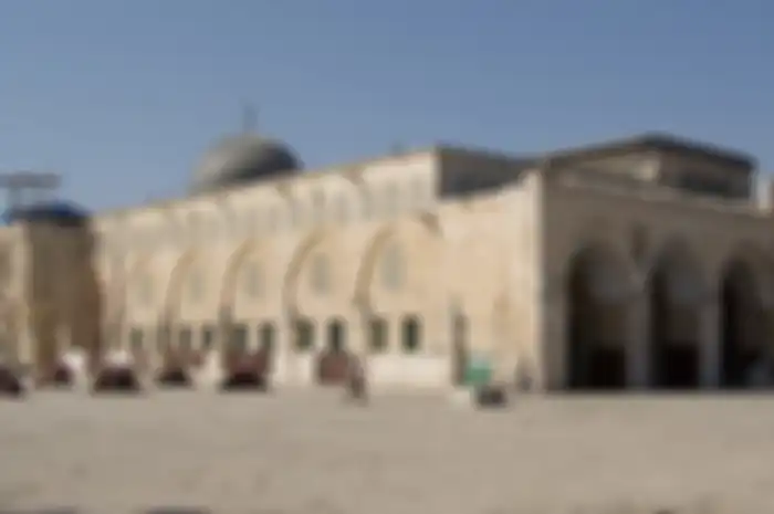 Masjid Al Aqsa yang berada di Kota Tua Yerusalem.
