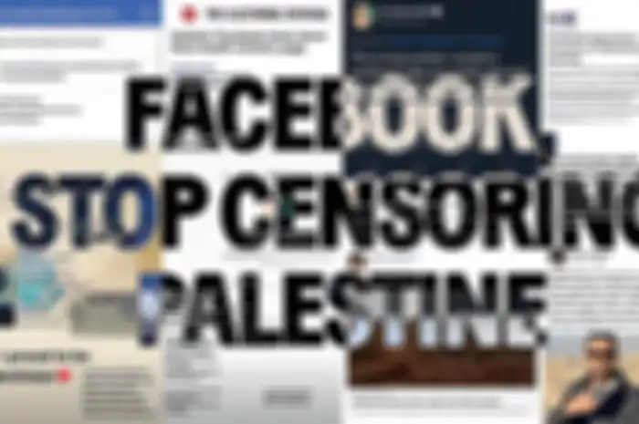 Facebook dan media sosial yang bernaung di bawahnya banyak menyensor postingan yang memberikan dukungan kepada Palestina