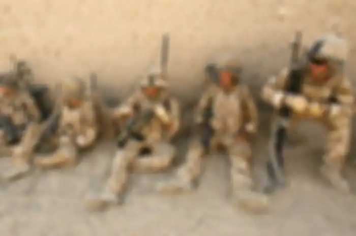 Pasukan tentara Inggris di Afghanistan yang bertugas 'membungkam' Taliban.