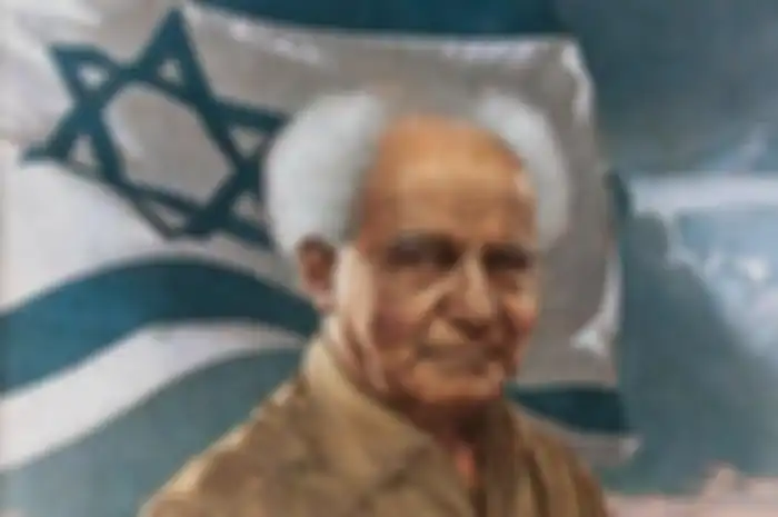 David Ben-Gurion, perdana menteri pertama negara Yahudi.