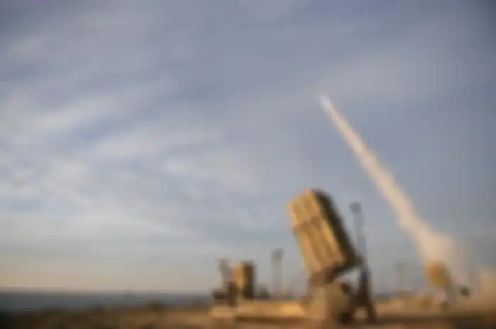 Ilustrasi Iron Dome Israel