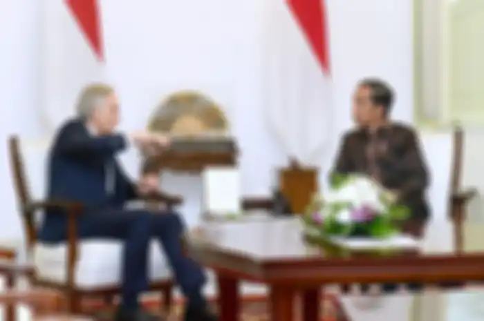 Presiden Joko Widodo bertemu Tony Blair, &nbsp;mantan Perdana Menteri Inggris.