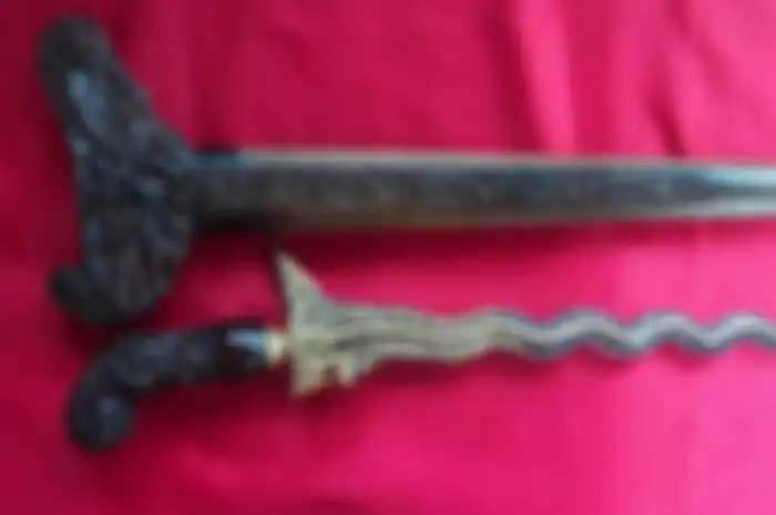 Ilustrasi keris empu gandring. Oleh seorang empu dari Jogja, keris yang jadi senjata Ken Arok itu dianggap sebagai keris gagal. Ada beberapa faktor.
