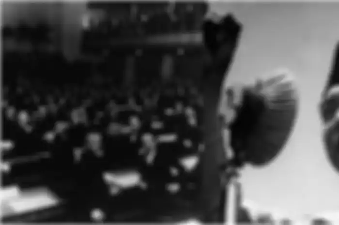 Ilustrasi - Sidang PBB dan Presiden Soekarno.