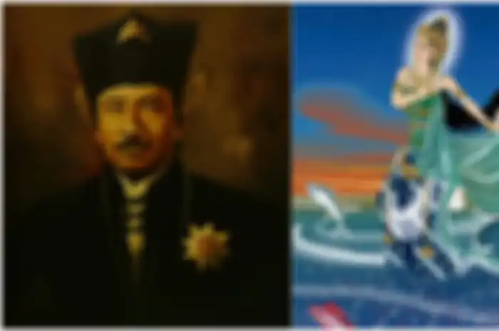 Ilustrasi -  Nyi Roro Kidul dan Sultan Agung.