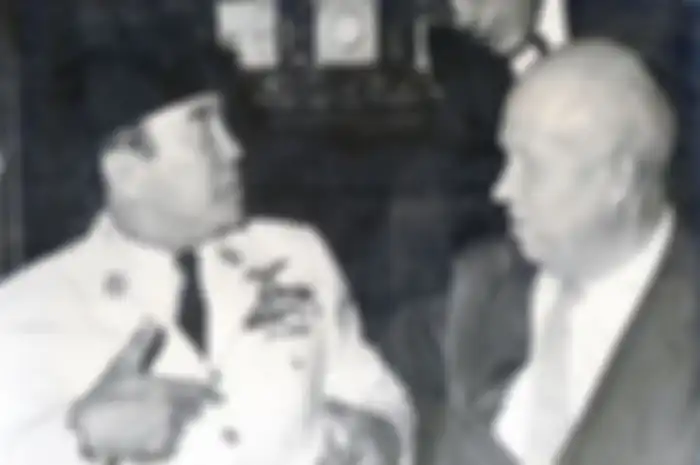 Foto Presiden Soekarno dan Khrushchev