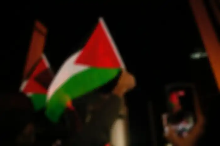 Ilustrasi - Bendera Palestina.