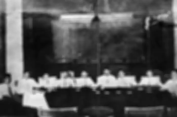 Repro: Foto memperlihatkan suasana Kongres Pemuda II di Batavia pada 1928. Simak sejarah, isi, dan makna Sumpah Pemuda yang menjadi tonggak persatuan bangsa Indonesia dalam mengusir penjajah dan menjaga keutuhan negara.