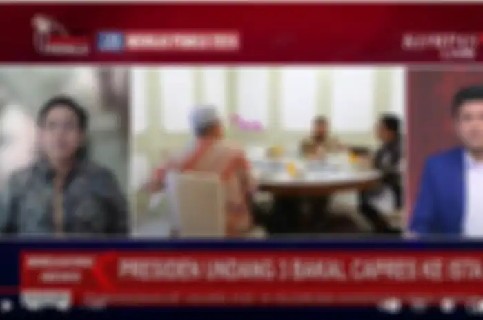 Presiden Jokowi mengundang tiga capres untuk makan siang di Istana Presiden.
