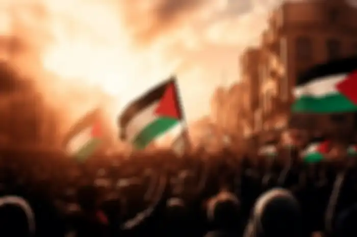 Ilustrasi. Apakah Anda tahu arti warna putih pada bendera Palestina? Simak artikel ini untuk mengetahui sejarah dan maknanya, serta perbandingannya dengan Indonesia.