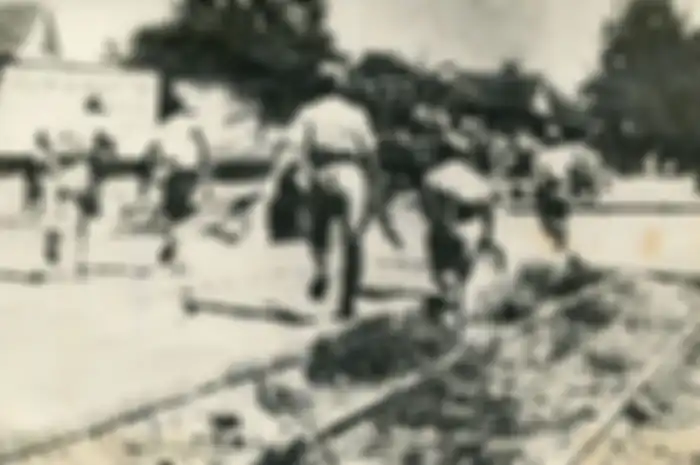 Ilustrasi - Pemberontakan di surabaya sebagai reaksi ultimatum brigjen Malaby dari tentara Inggris pada tgl. 10 November 1945.