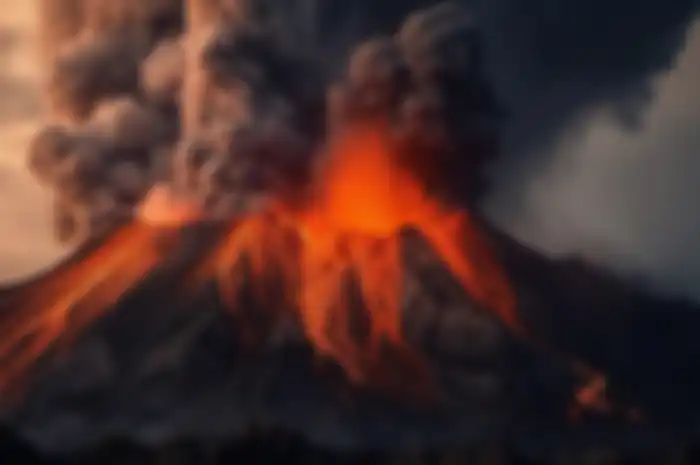 Ilustrasi. Apa arti mimpi gunung meletus mengeluarkan lahar menurut primbon Jawa? Apakah ini pertanda emosi Anda bakal meledak? Simak penjelasannya di sini.