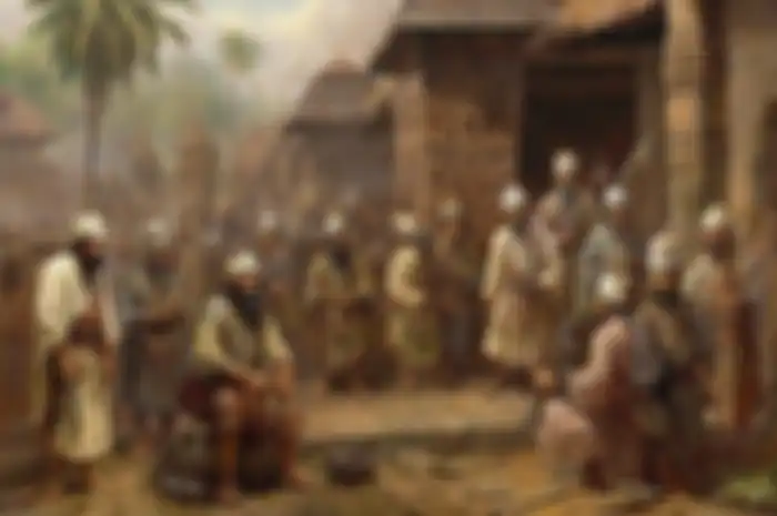 Ilustrasi - Perang Paderi diawali dengan perpecahan di kalangan rakyat indonesia sendiri yaitu sebagai berikut.