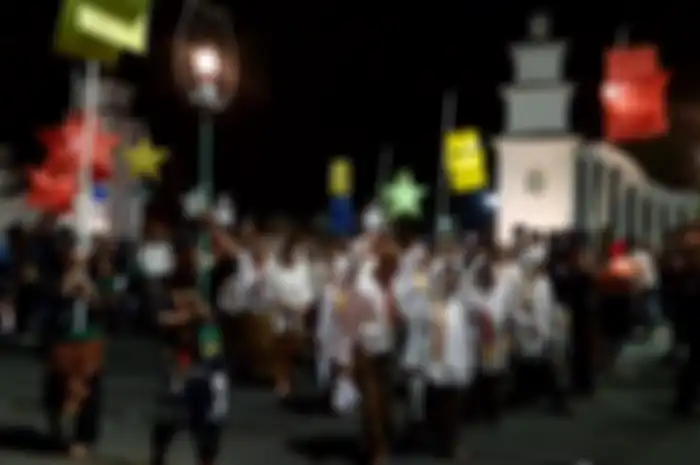 Keraton Surakarta Hadiningrat alias Keraton Solo baru saja menggelar kirab malam selikuran untuk menyambut malam lailatul qadar pada Kamis (20/3) (Labib/Kompas.com)