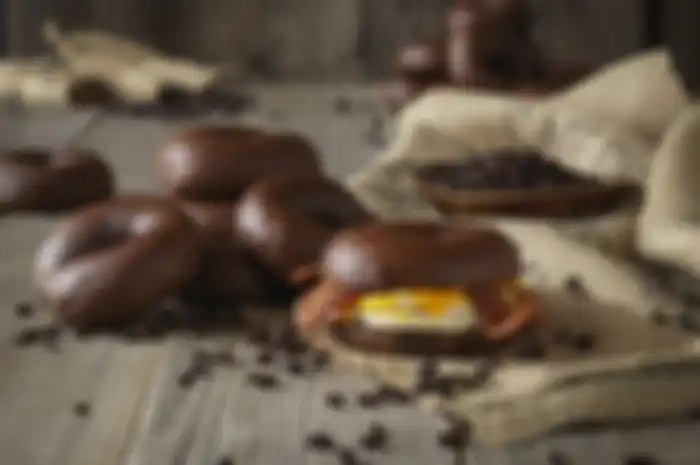 Bagel rasa kopi.