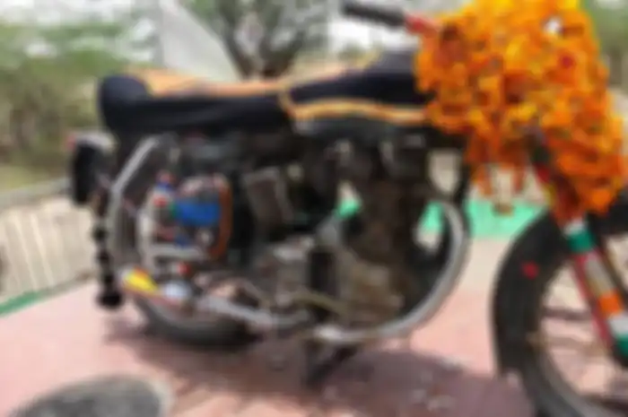 Motor ini jadi kuil peringatan 