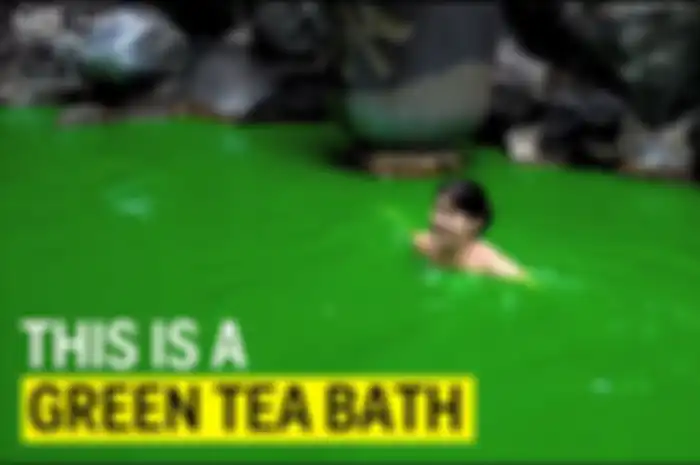 Di Jepang Anda bisa Berendam dalam Kolam Berisi Greentea, Kopi, Anggur Merah, dan Berbagai Minuman Lain