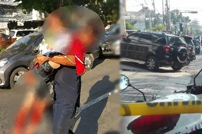 Korban berjatuhan di bom bunuh diri Surabaya.