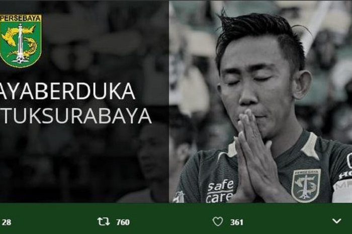 Cuitan Persebaya #surabayaberduka