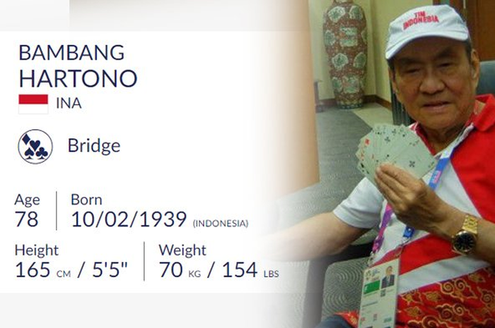 Uniknya, medali itu diraih oleh atlet yang dinobatkan sebagai atlet tertua dalam Asian Games 2018, Michael Bambang Hartono.